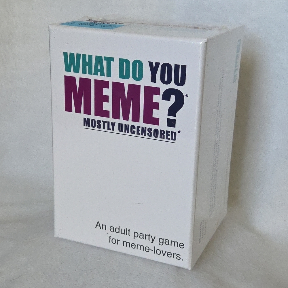What Do You Meme? Mostly Uncensored An Adult Party Game For Meme Lovers